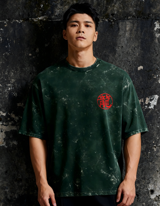 MASTER ROSHI- UNISEX ACID WASHED OVERSIZED T-SHIRT
