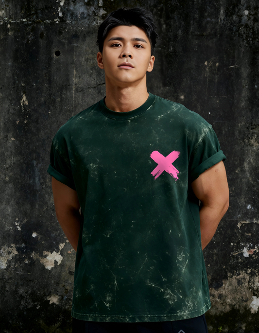 MIGHTY FRIEZA- UNISEX ACID WASHED OVERSIZED T-SHIRT