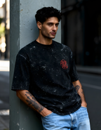 ROSHI: THE WISE MASTER — ACID WASH OVERSIZED T-SHIRT