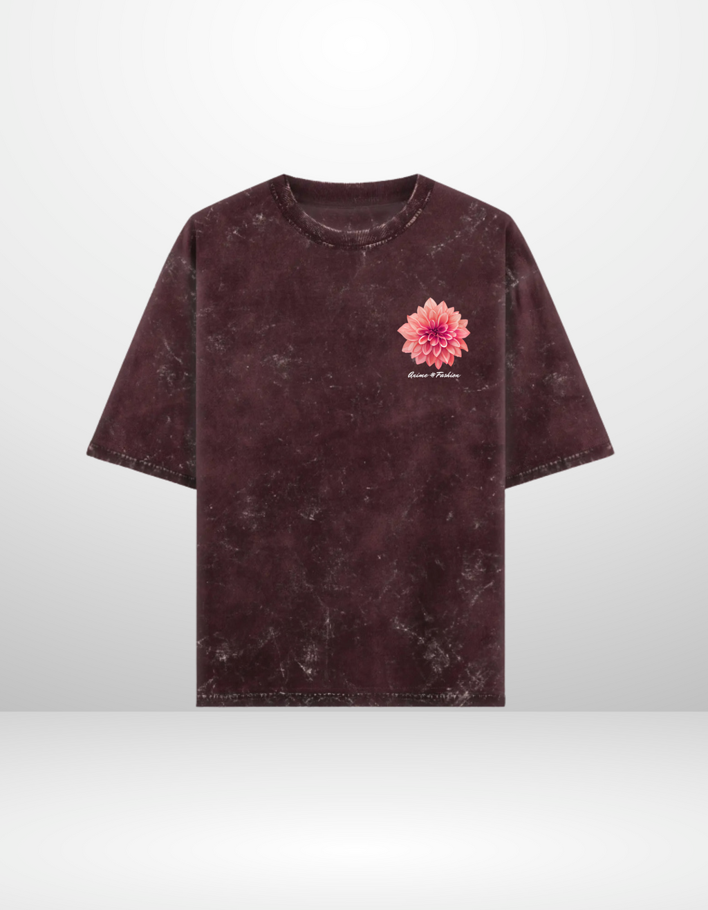 VEGETA:STRAIGHT FROM THE STREETS- MENS ACID WASHED OVERSIZED T-SHIRT