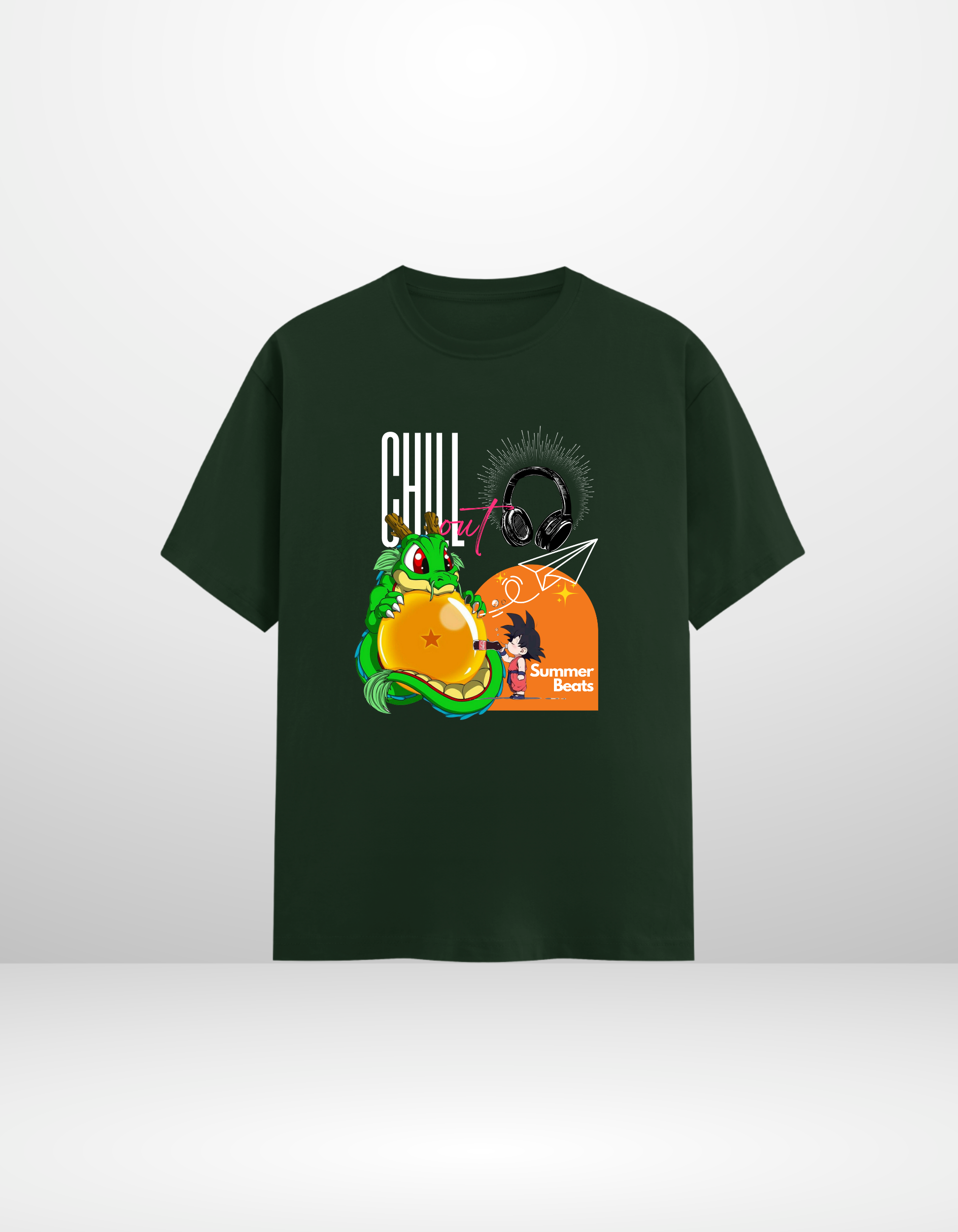 SON GOKU: CHILL OUT — CLASSIC CREW T-SHIRT