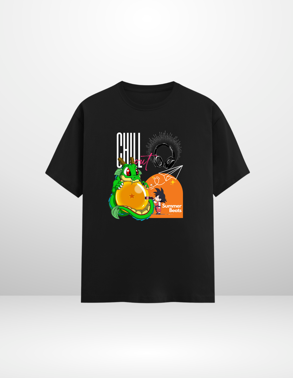 SON GOKU: CHILL OUT — CLASSIC CREW T-SHIRT