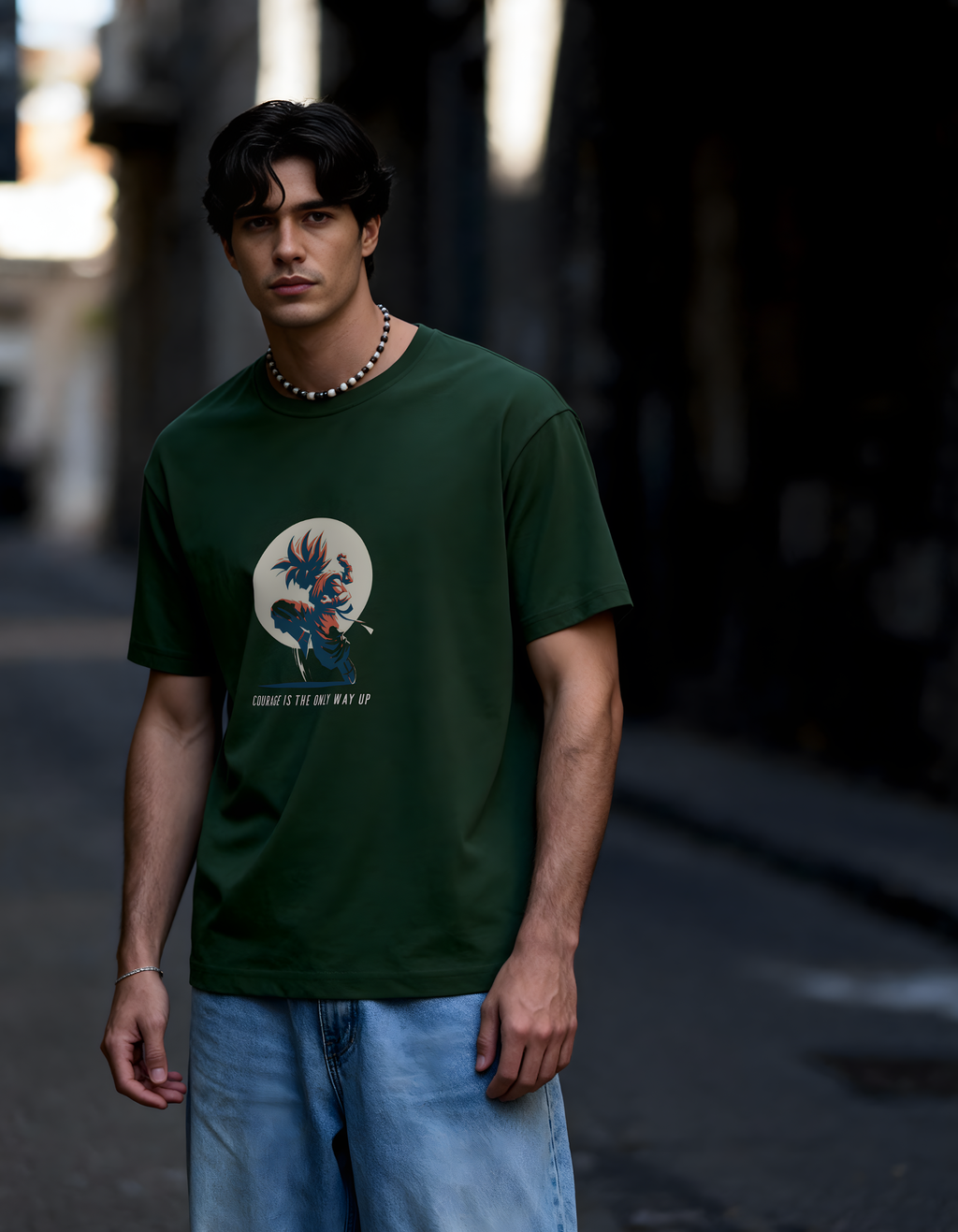 GOKU: COURAGE — CLASSIC CREW T-SHIRT