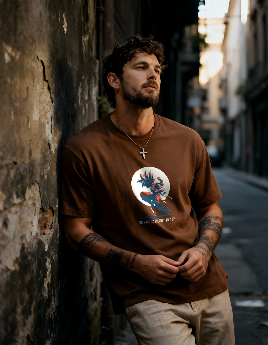 GOKU: COURAGE — CLASSIC CREW T-SHIRT