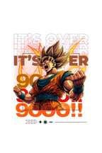 GOKU: OVER 9000 — ACID WASH HOODIE