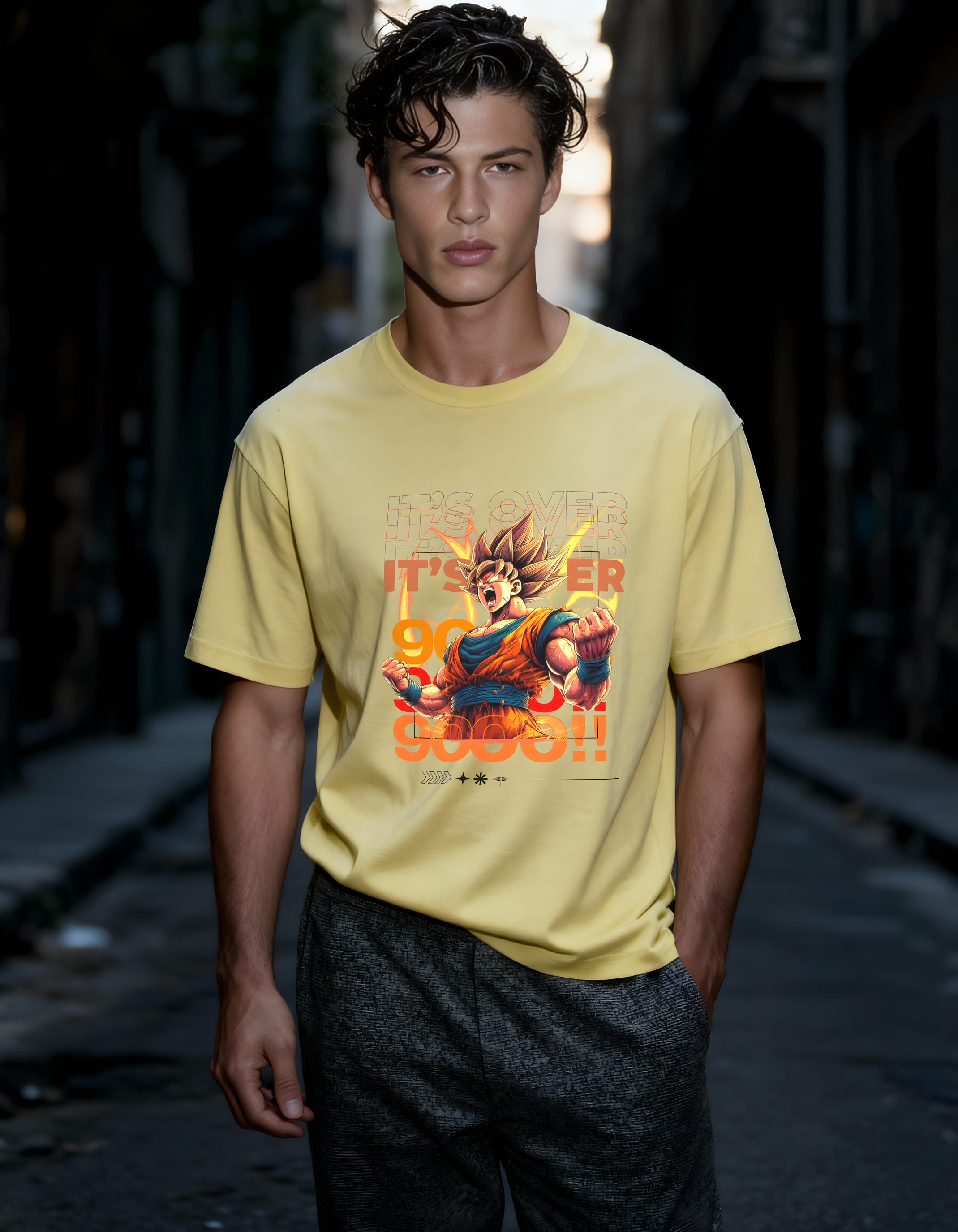GOKU: OVER 9000 — CLASSIC CREW T-SHIRT