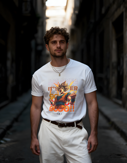 IT'S OVER 9000!! - CLASSIC CREW T-SHIRT