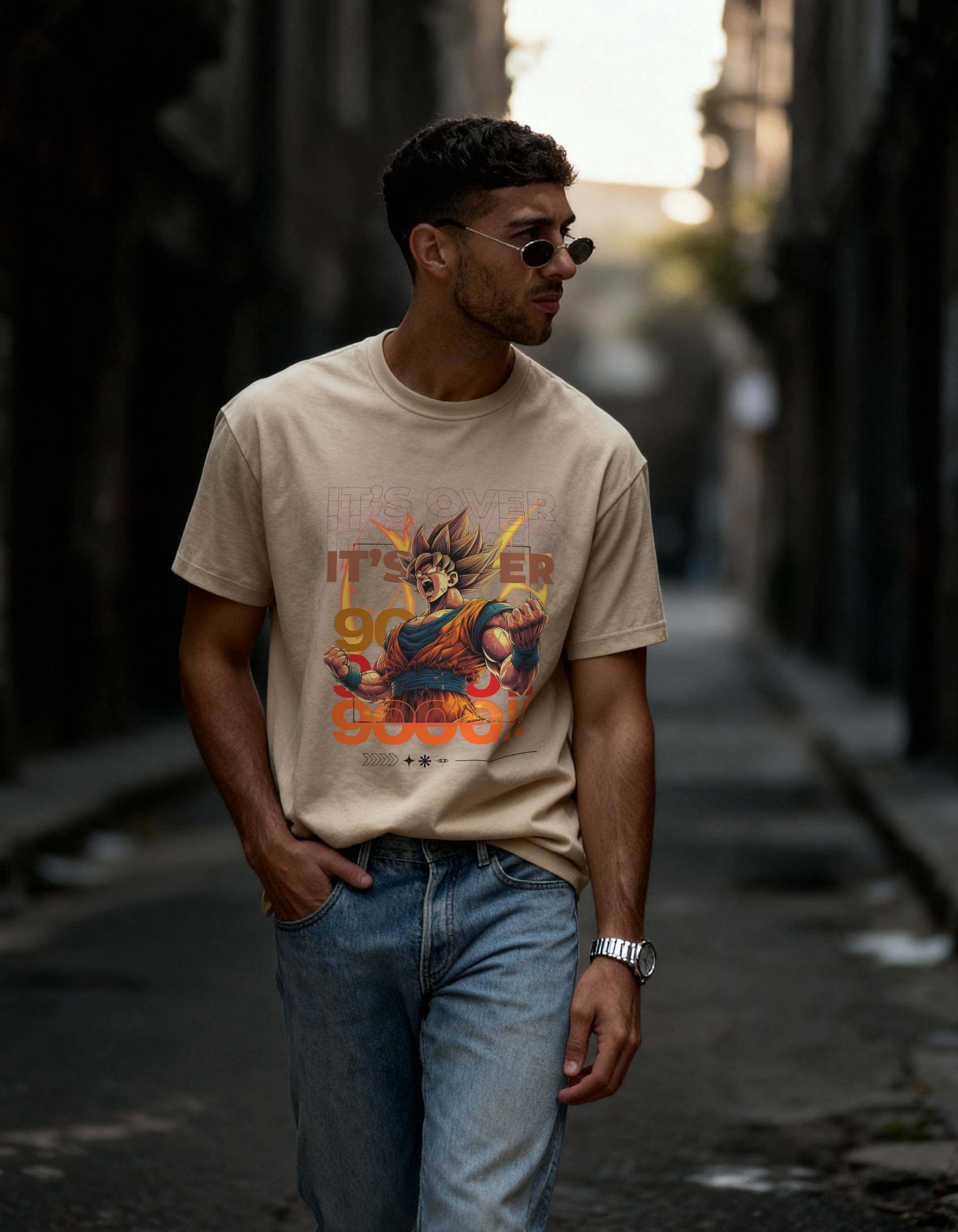 GOKU: OVER 9000 — CLASSIC CREW T-SHIRT