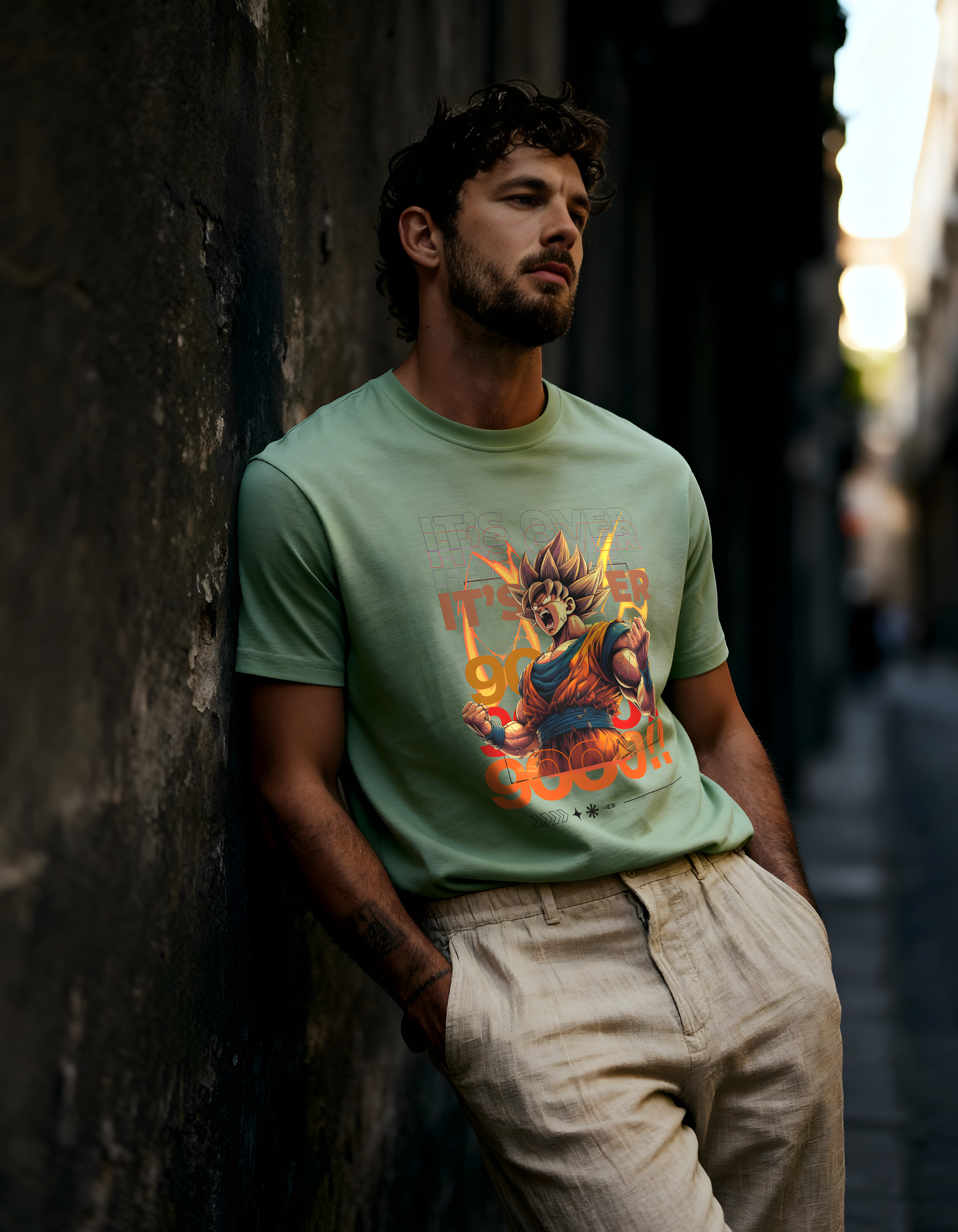 GOKU: OVER 9000 — CLASSIC CREW T-SHIRT