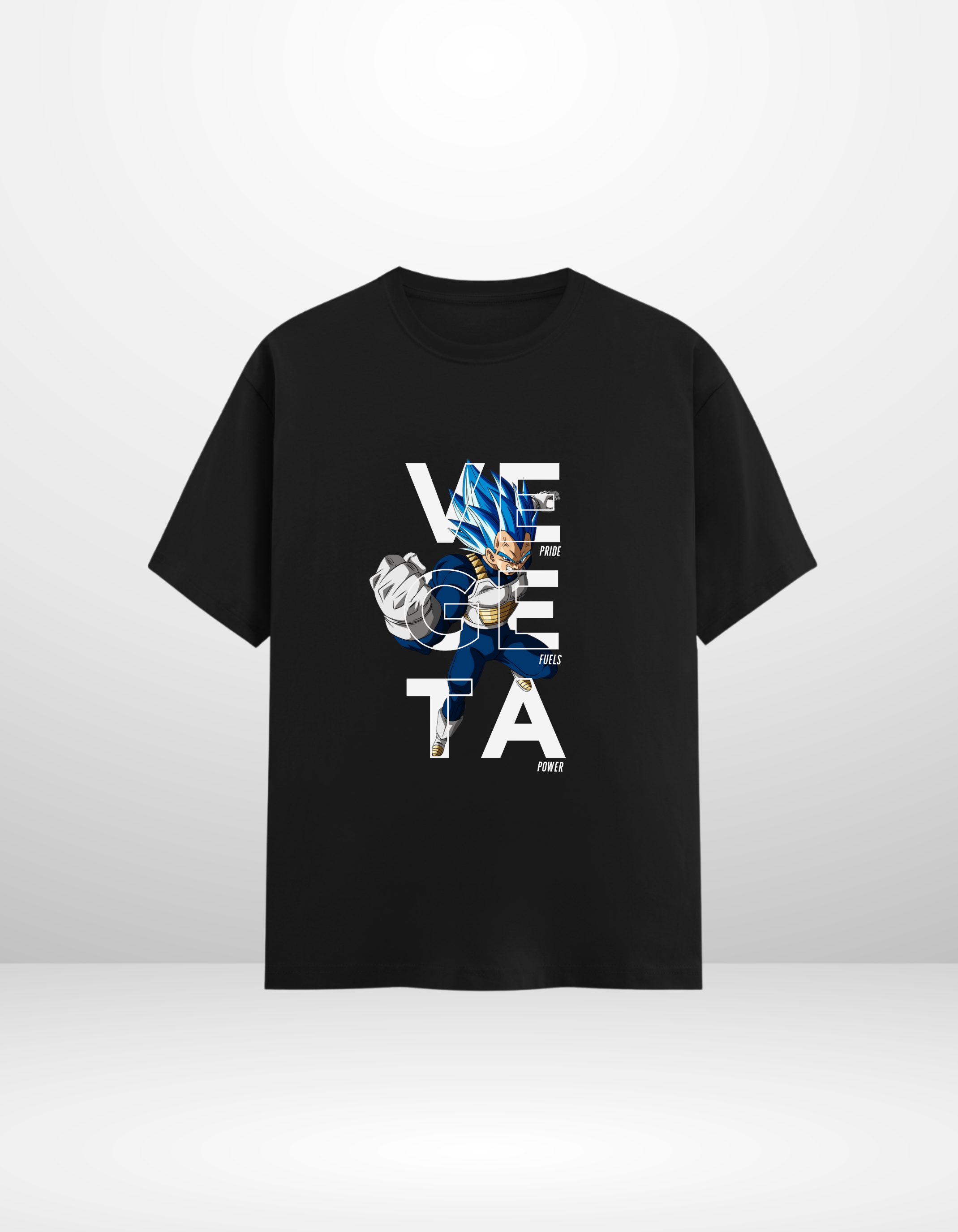 VEGETA: PRIDE FUELS POWER — CLASSIC CREW T-SHIRT