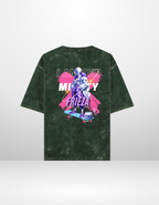 FRIEZA: THE MIGHTY — ACID WASH OVERSIZED T-SHIRT