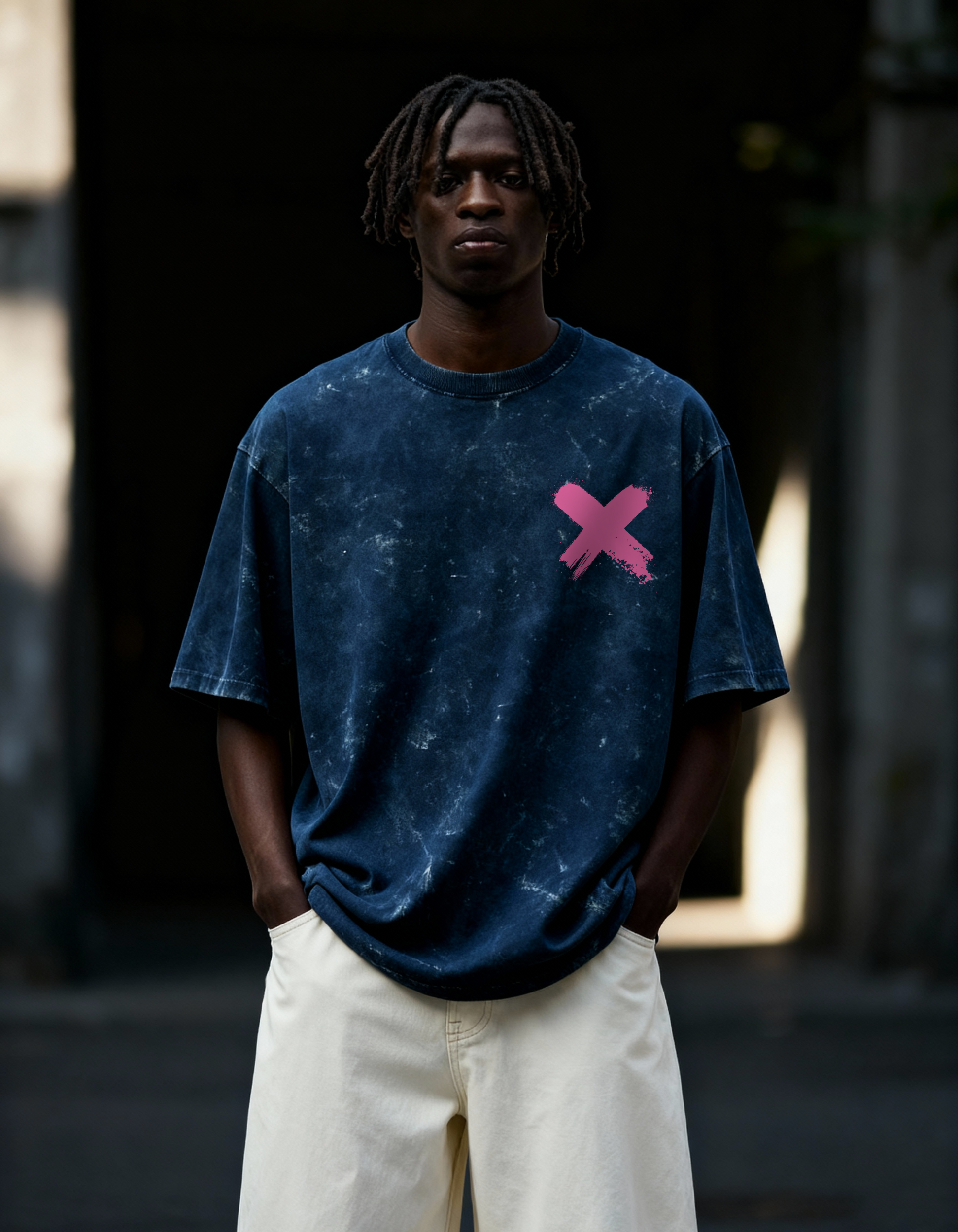 FRIEZA: THE MIGHTY — ACID WASH OVERSIZED T-SHIRT