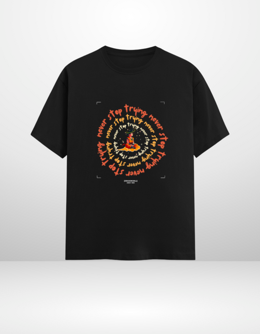 GOKU: NEVER STOP TRYING - CLASSIC CREW T-SHIRT
