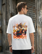GOKU: OVER 9000 — OVERSIZED TERRY T-SHIRT