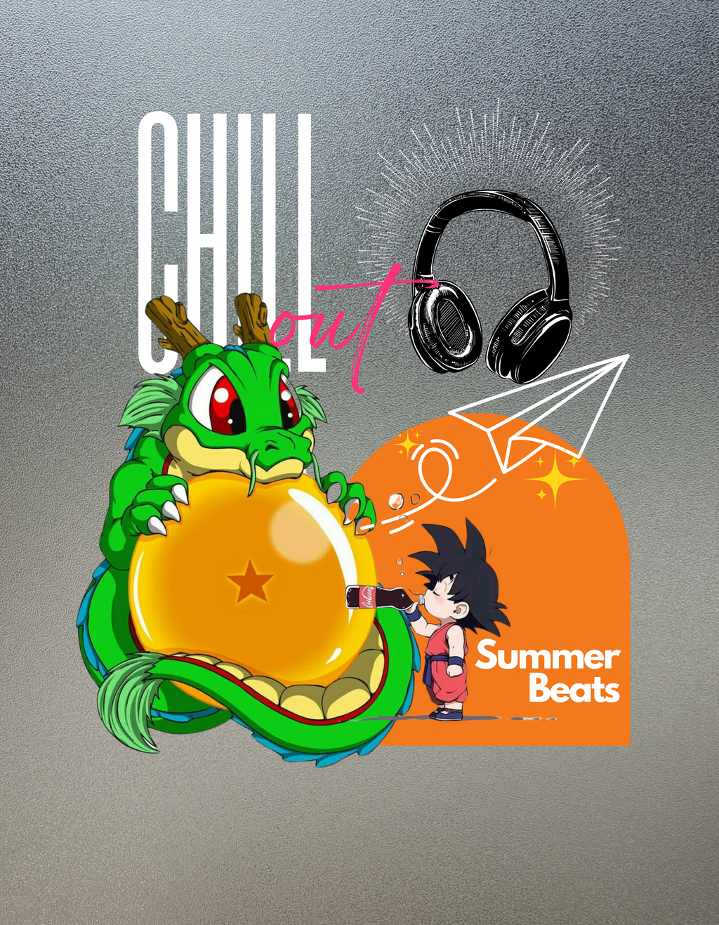 SON GOKU: CHILL OUT — CLASSIC CREW T-SHIRT
