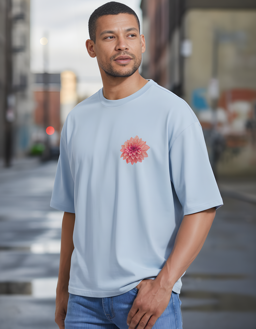 VEGETA: STRAIGHT FROM THE STREETS — OVERSIZED TERRY T-SHIRT