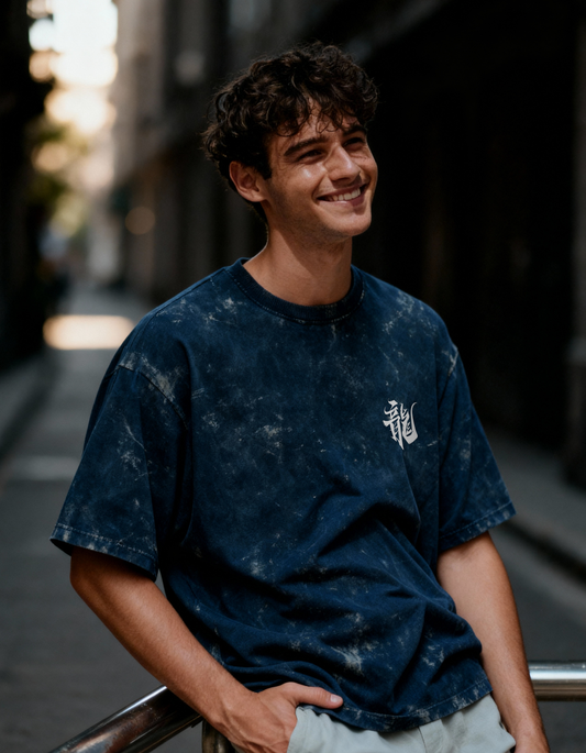 LEGENDARY WARRIOR- UNISEX ACID WASHED OVERSIZED T-SHIRT