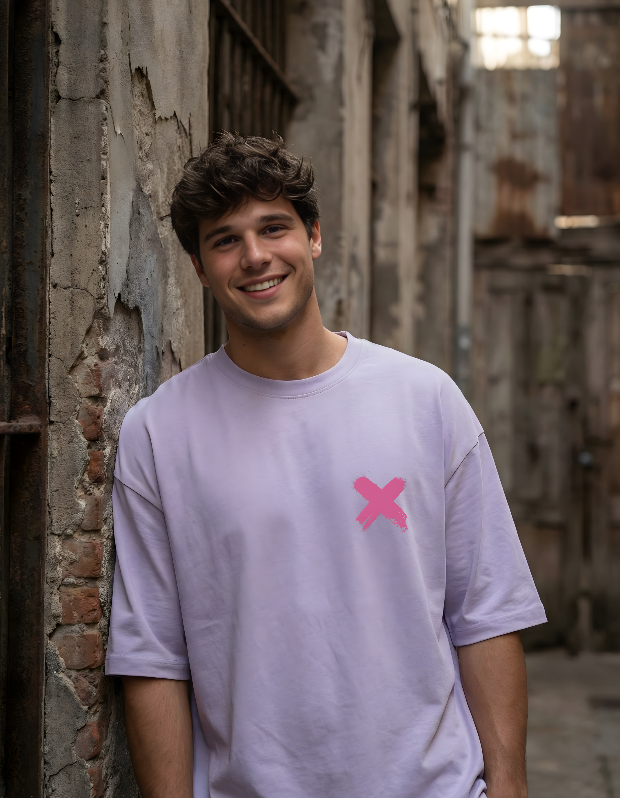 MIGHTY FRIEZA- MENS TERRY OVERSIZED T-SHIRT