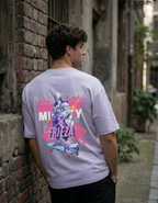 MIGHTY FRIEZA- MENS TERRY OVERSIZED T-SHIRT