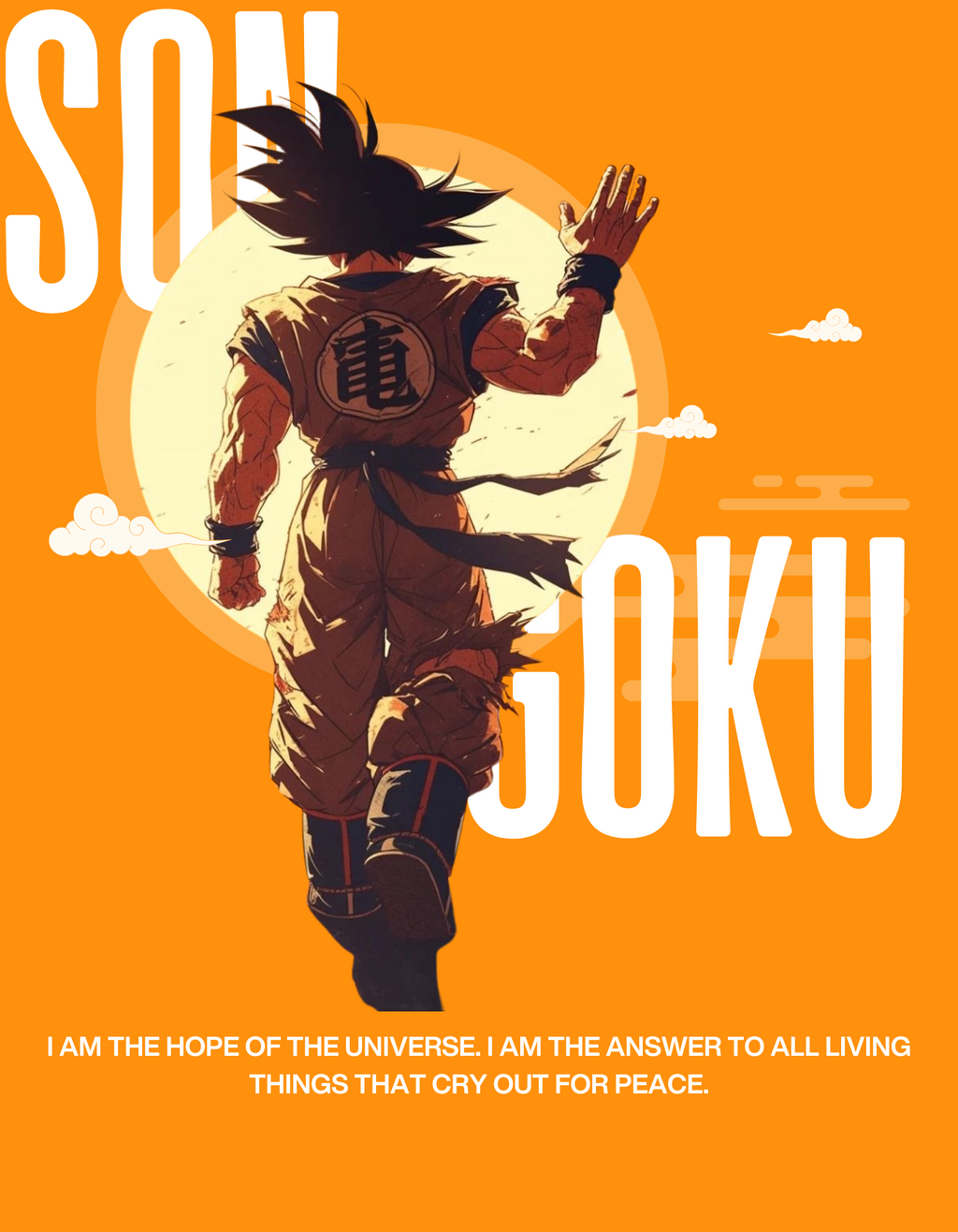 SON GOKU: HOPE — ACID WASH OVERSIZED T-SHIRT
