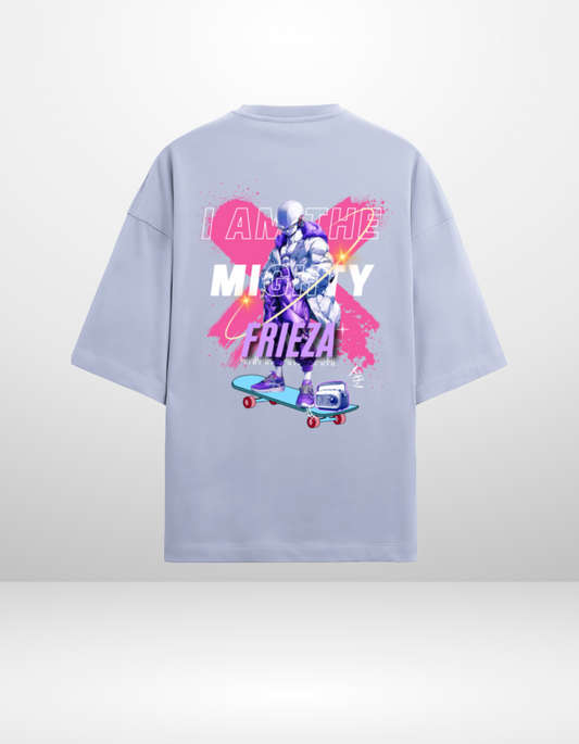 MIGHTY FRIEZA- UNISEX TERRY OVERSIZED T-SHIRT