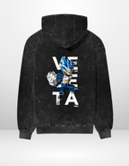 VEGETA: PRIDE FUELS POWER — ACID WASH HOODIE