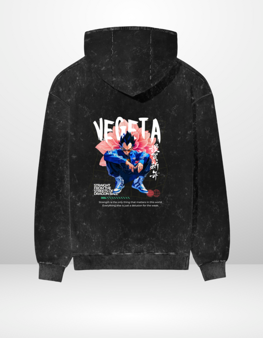 STREETS- UNISEX ACID WASH HOODED SWEATSHIRT