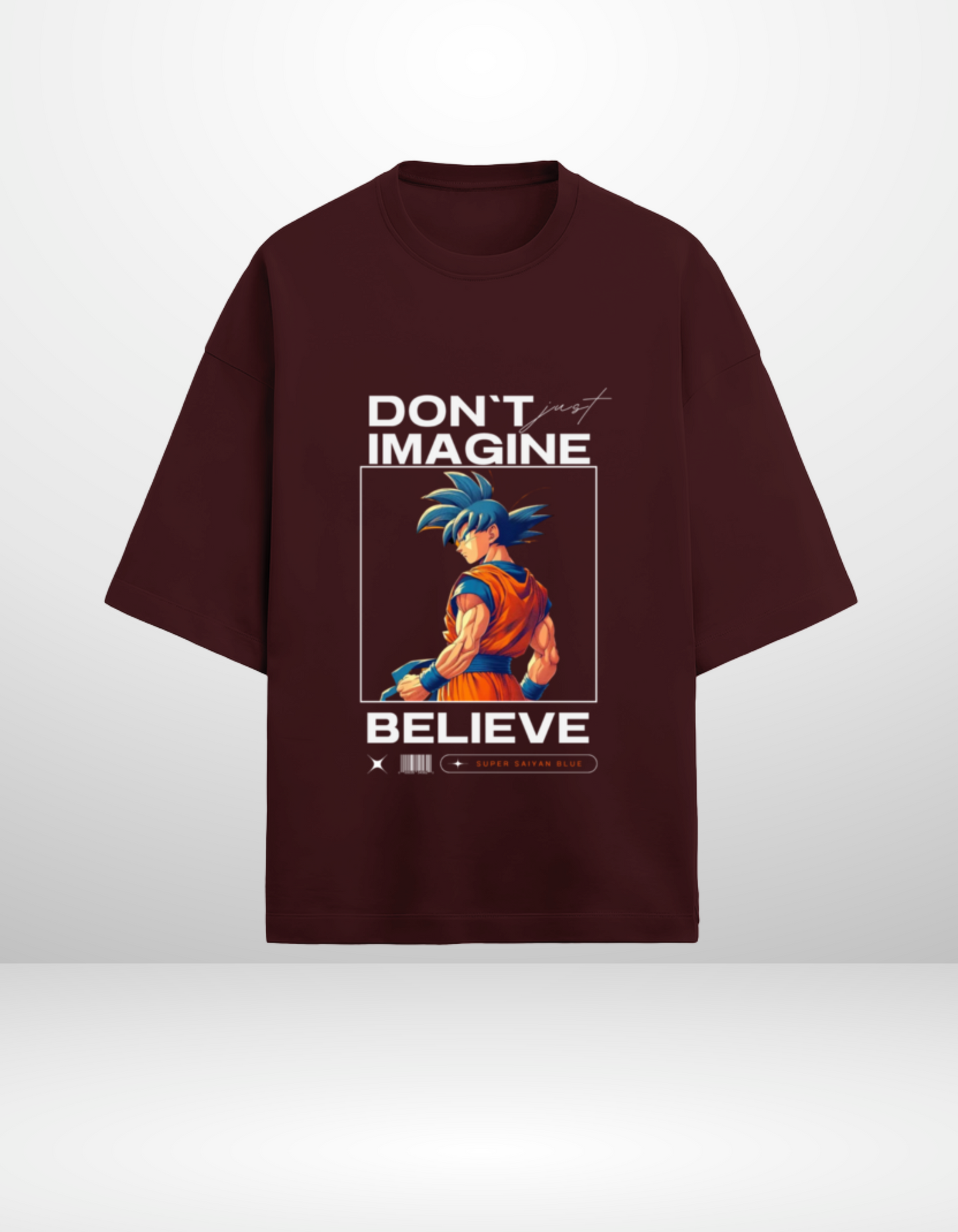 BELIEVE-UNISEX TERRY OVERSIZED T-SHIRT