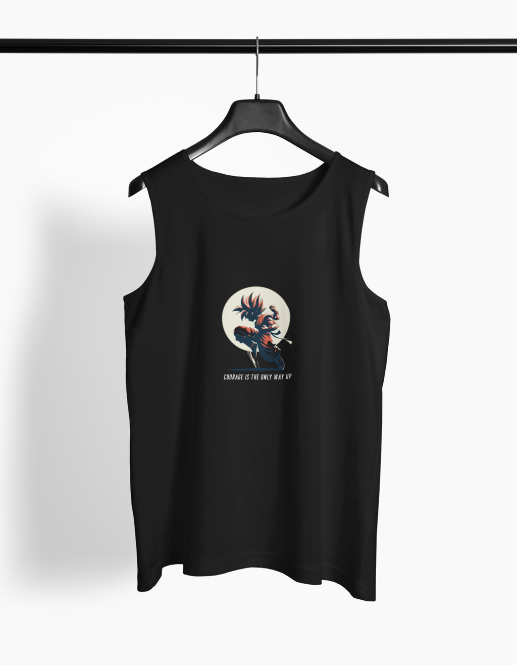 GOKU: COURAGE — SLEEVELESS T-SHIRT