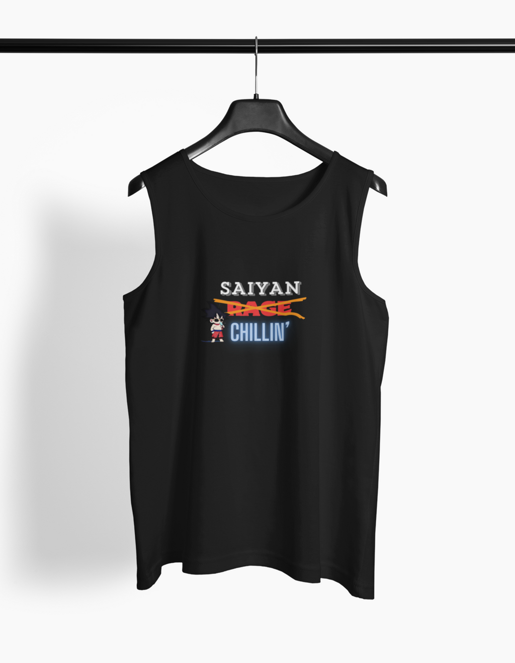 GOKU: CHILL OUT — SLEEVELESS T-SHIRT