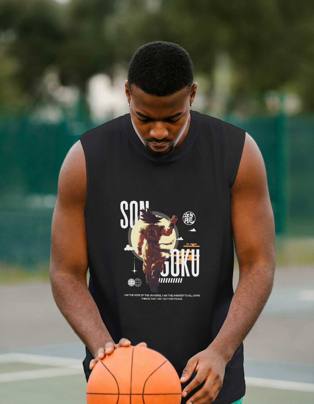 SON GOKU: HOPE — SLEEVELESS T-SHIRT