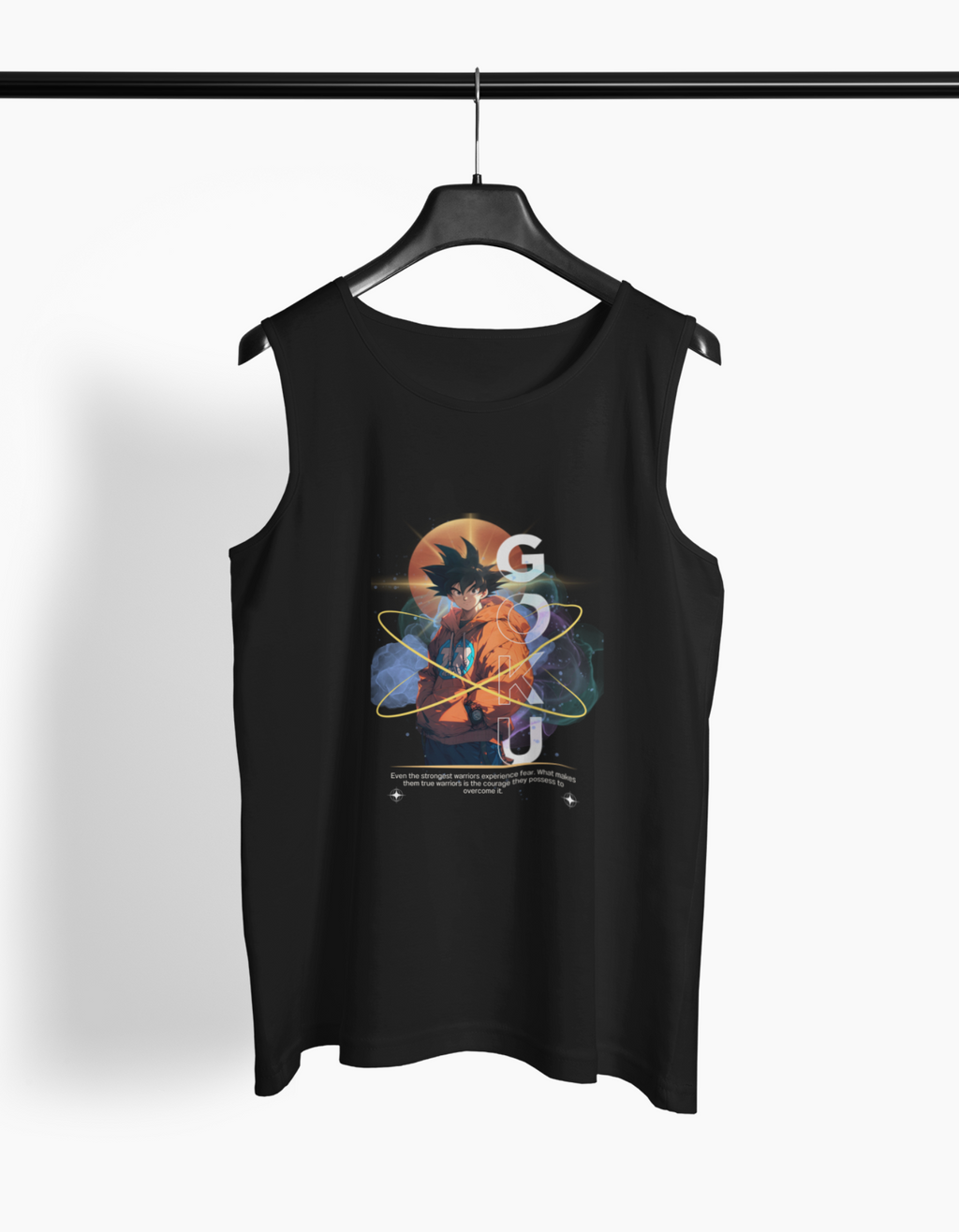 GOKU: FEAR NOTHING — SLEEVELESS T-SHIRT