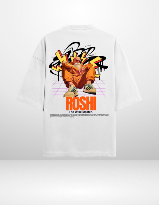 MASTER ROSHI- UNISEX TERRY OVERSIZED T-SHIRT