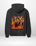 GOKU: OVER 9000 — ACID WASH HOODIE