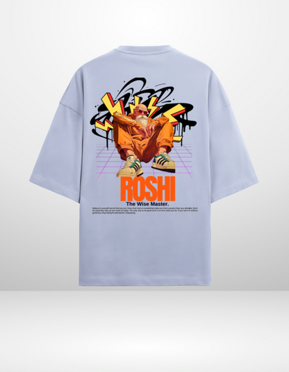 MASTER ROSHI- UNISEX TERRY OVERSIZED T-SHIRT