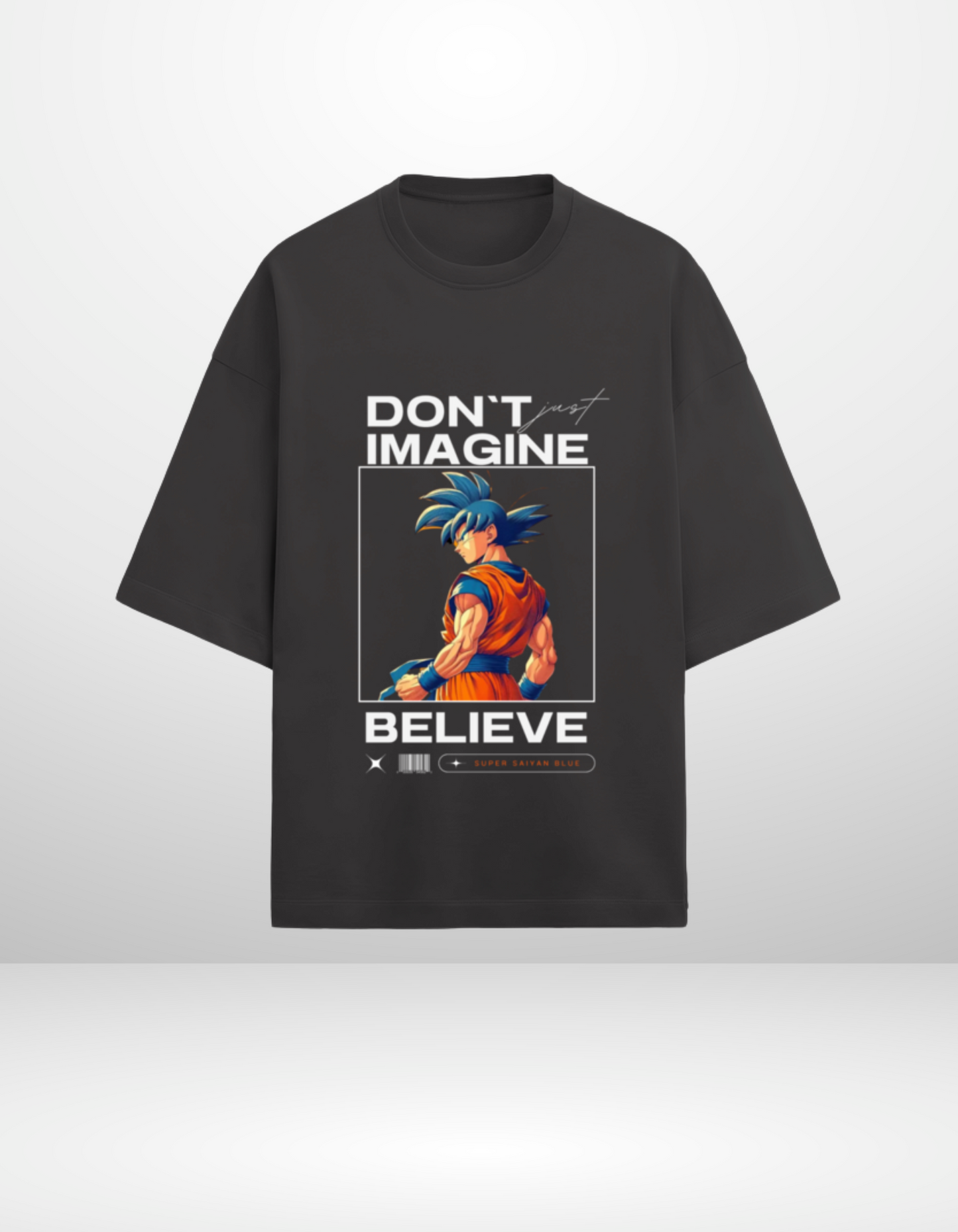 BELIEVE-UNISEX TERRY OVERSIZED T-SHIRT
