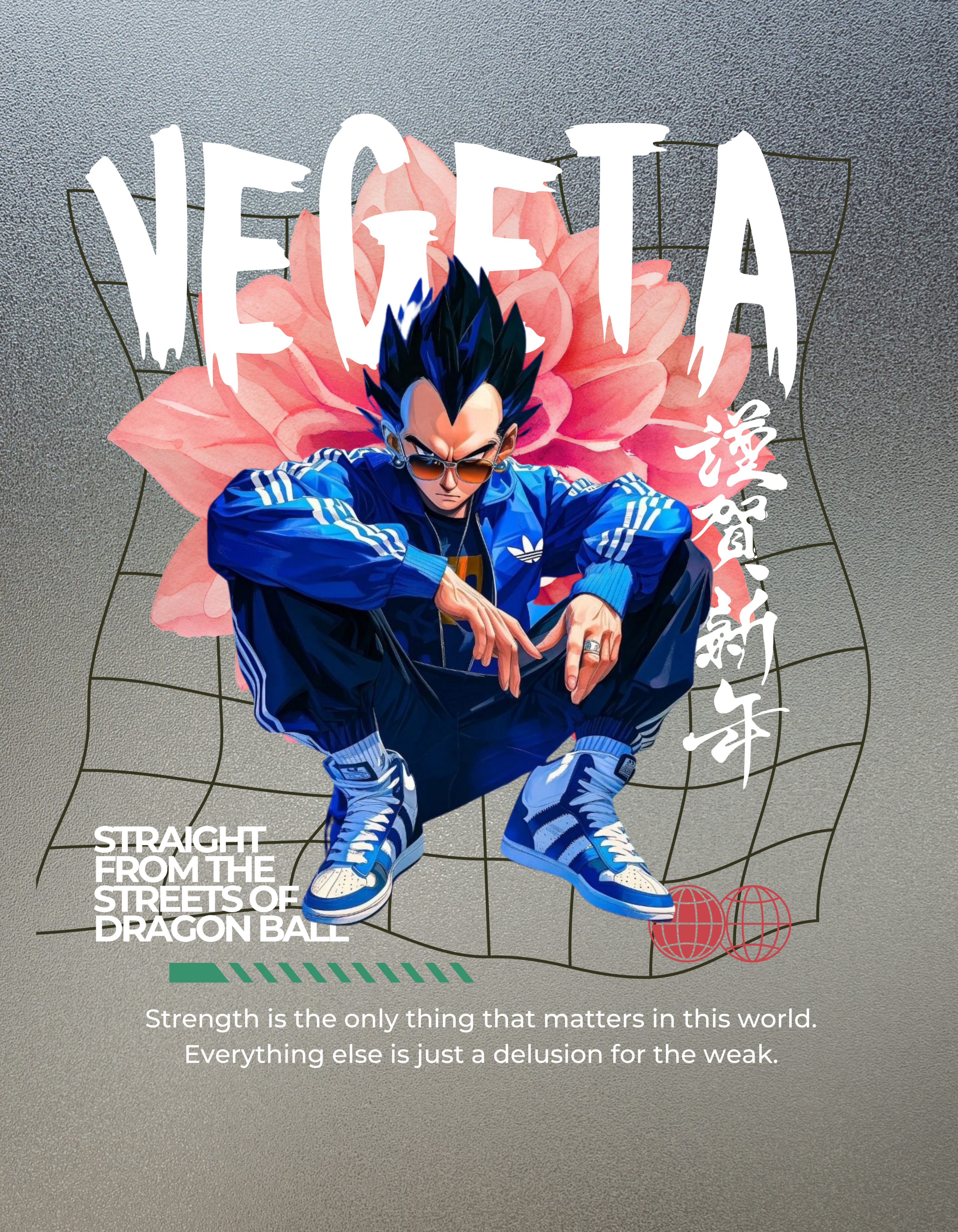 VEGETA: STRAIGHT FROM THE STREETS — CLASSIC CREW T-SHIRT
