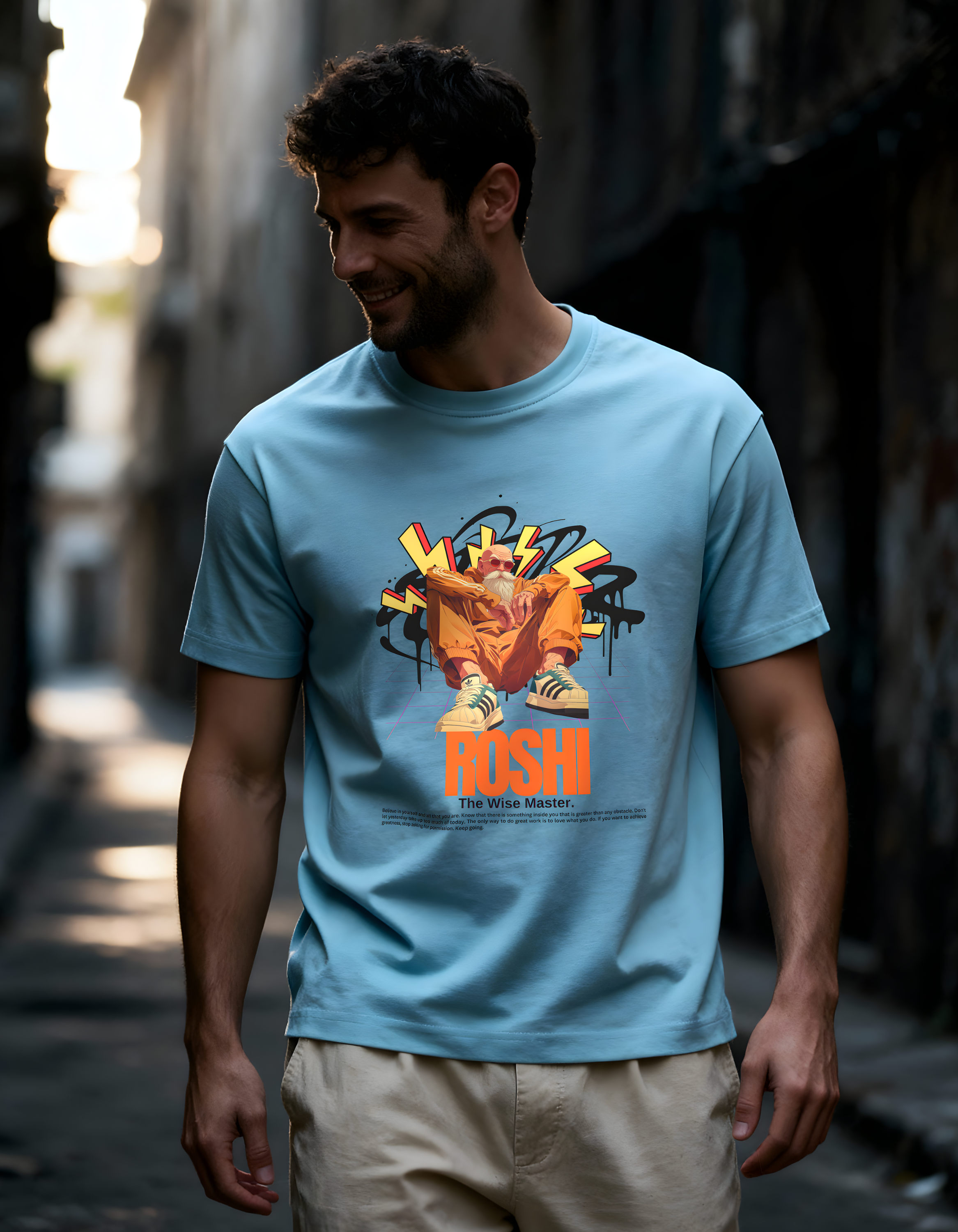 ROSHI: THE WISE MASTER — CLASSIC CREW T-SHIRT