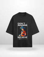 GOKU: BELIEVE — OVERSIZED TERRY T-SHIRT