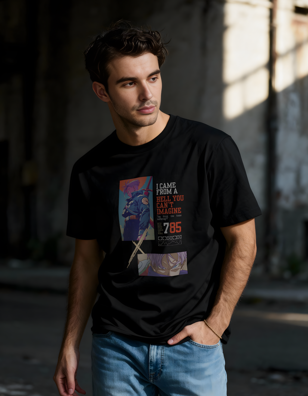 FUTURE TRUNKS: THE SURVIVOR - CLASSIC CREW T-SHIRT