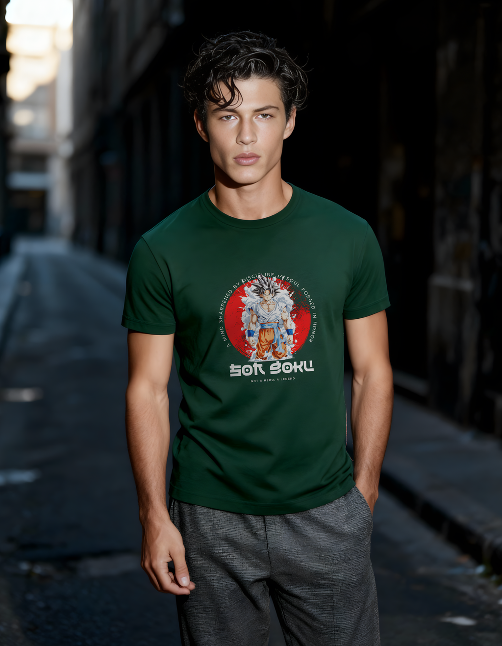SON GOKU: LEGEND — CLASSIC CREW T-SHIRT