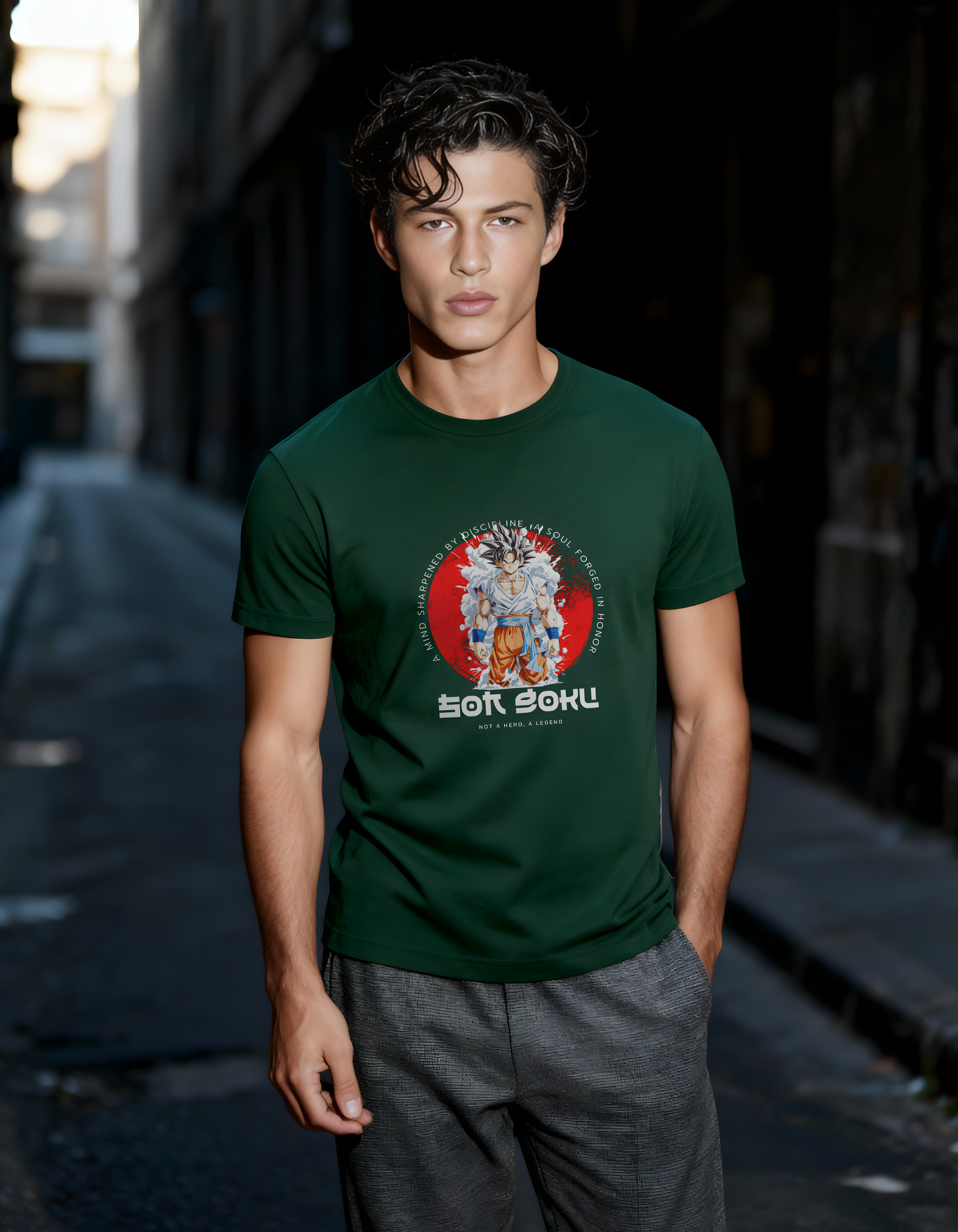 SON GOKU: LEGEND — CLASSIC CREW T-SHIRT