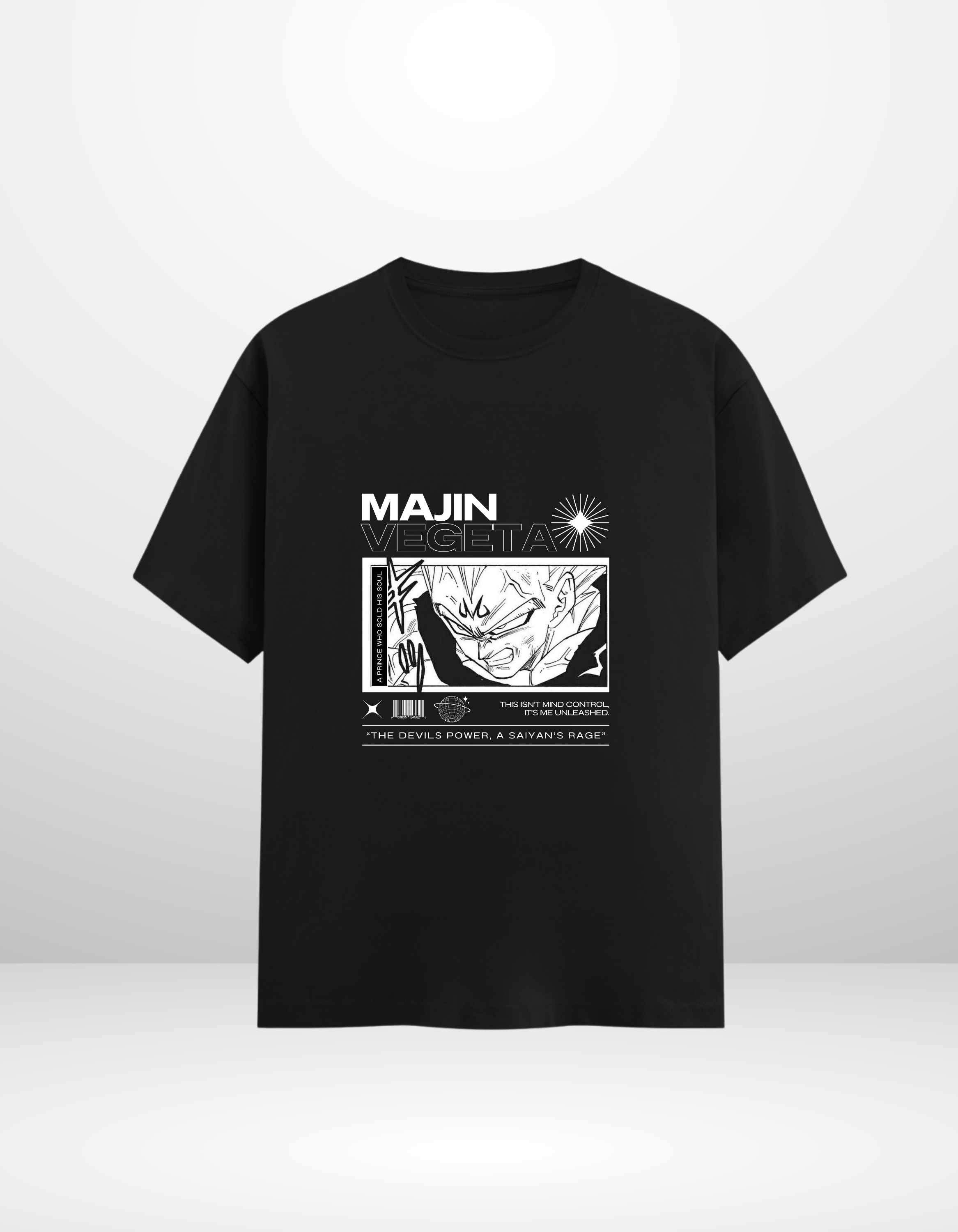 MAJIN VEGETA:RAGE UNLEASHED - CLASSIC CREW T-SHIRT