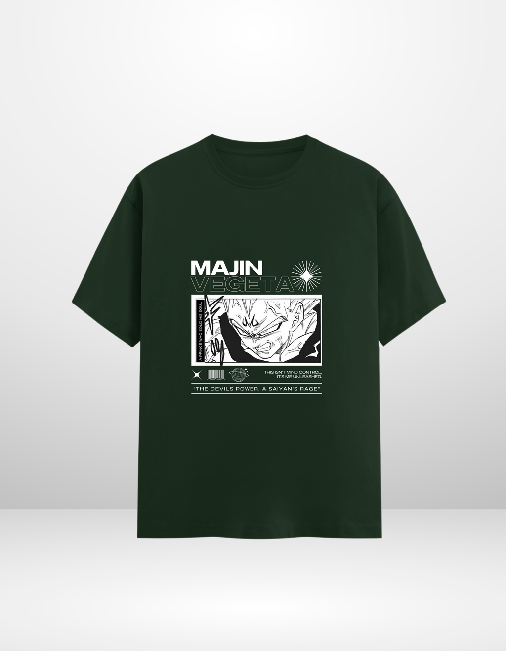 MAJIN VEGETA:RAGE UNLEASHED - CLASSIC CREW T-SHIRT