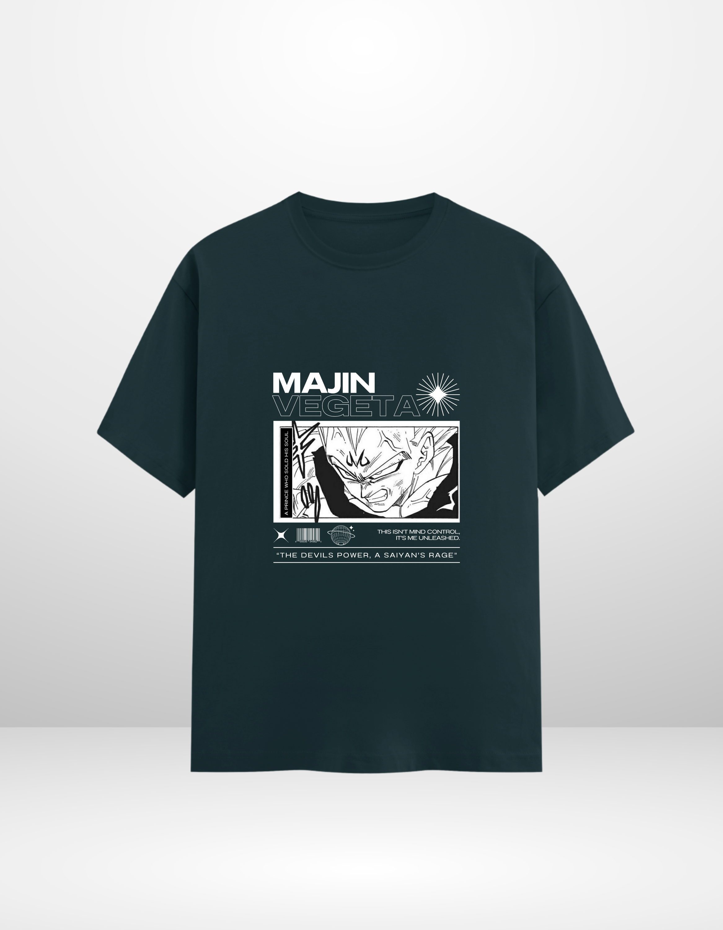 MAJIN VEGETA:RAGE UNLEASHED - CLASSIC CREW T-SHIRT