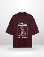 GOKU: BELIEVE — OVERSIZED TERRY T-SHIRT