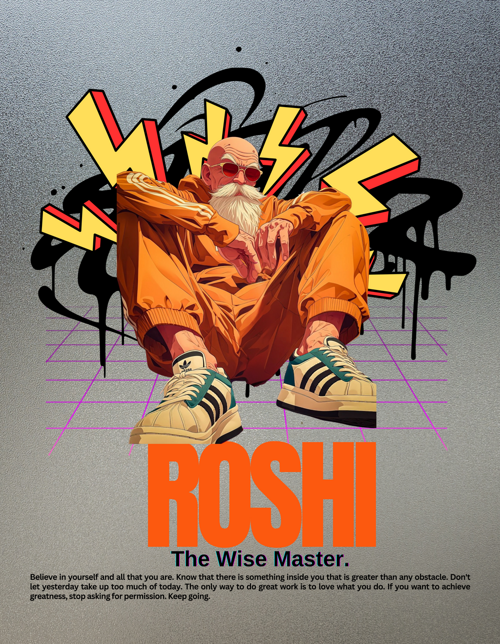MASTER ROSHI: THE WISE MASTER - CLASSIC CREW T-SHIRT