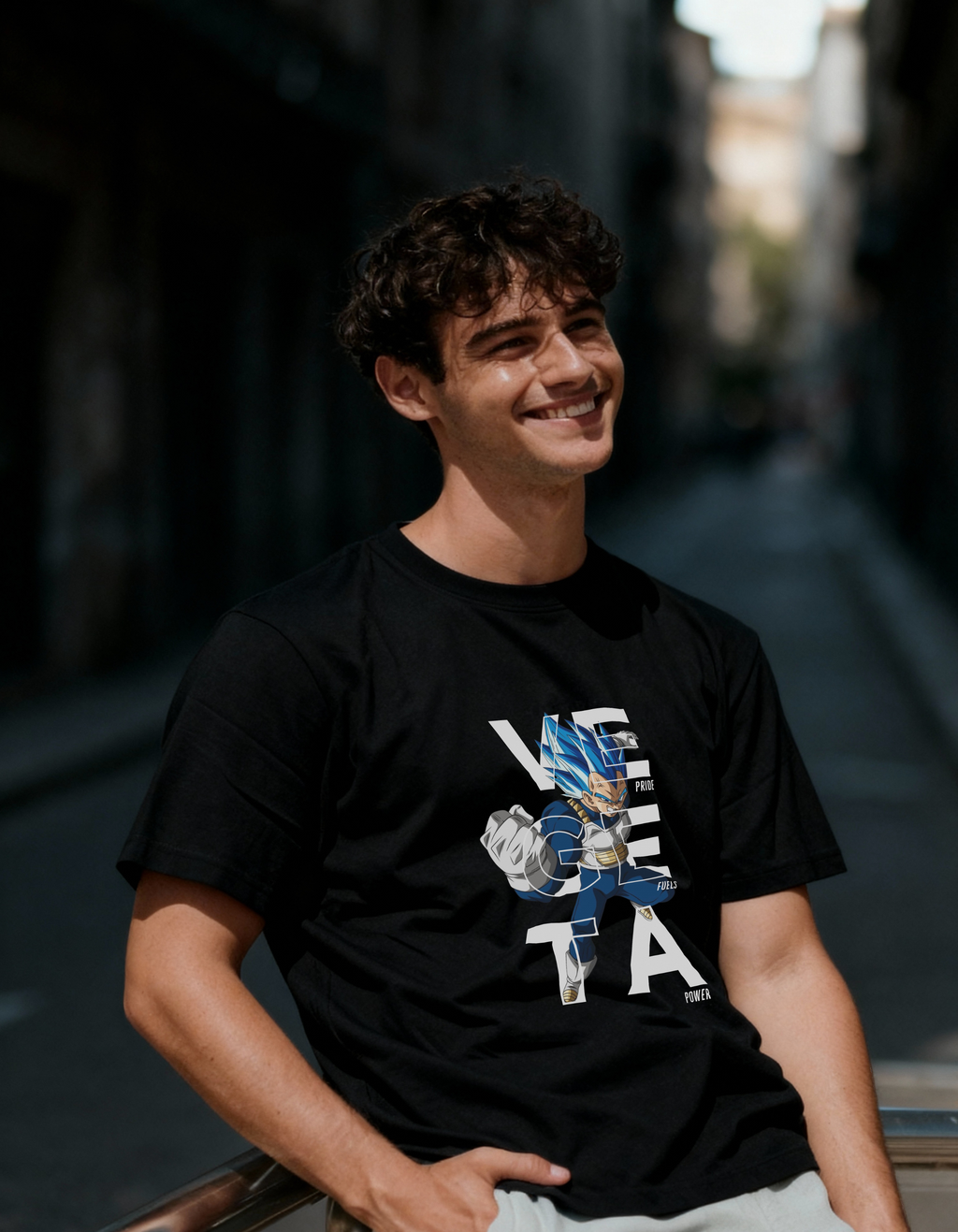 VEGETA: PRIDE FUELS POWER — CLASSIC CREW T-SHIRT