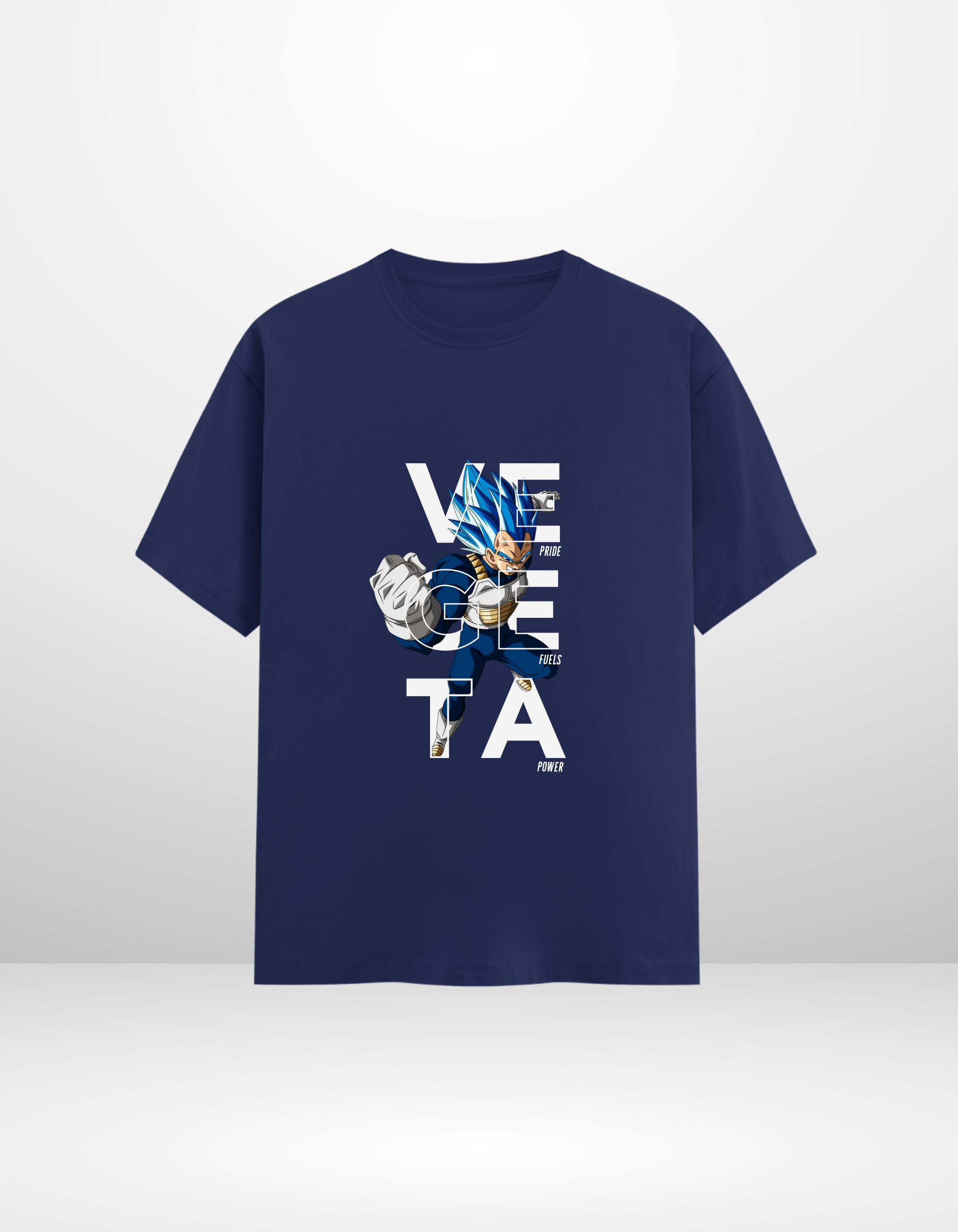 VEGETA: PRIDE FUELS POWER — CLASSIC CREW T-SHIRT