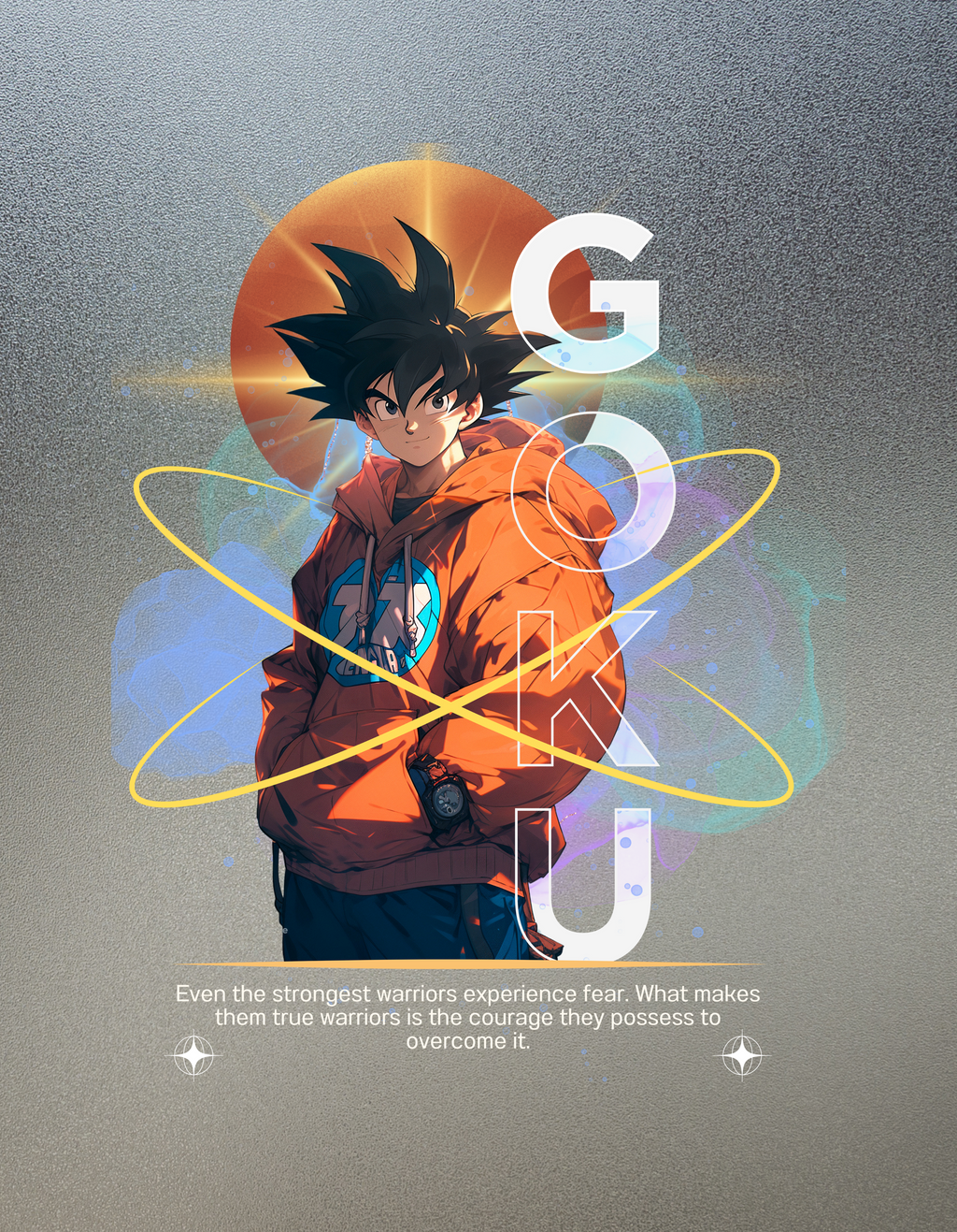 GOKU: FEAR NOTHING — CLASSIC CREW T-SHIRT
